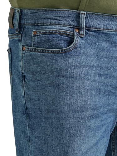Lee Men's Big & Tall Legendary Relaxed Straight Jean, True Blue, 48W x 34L - Image 2