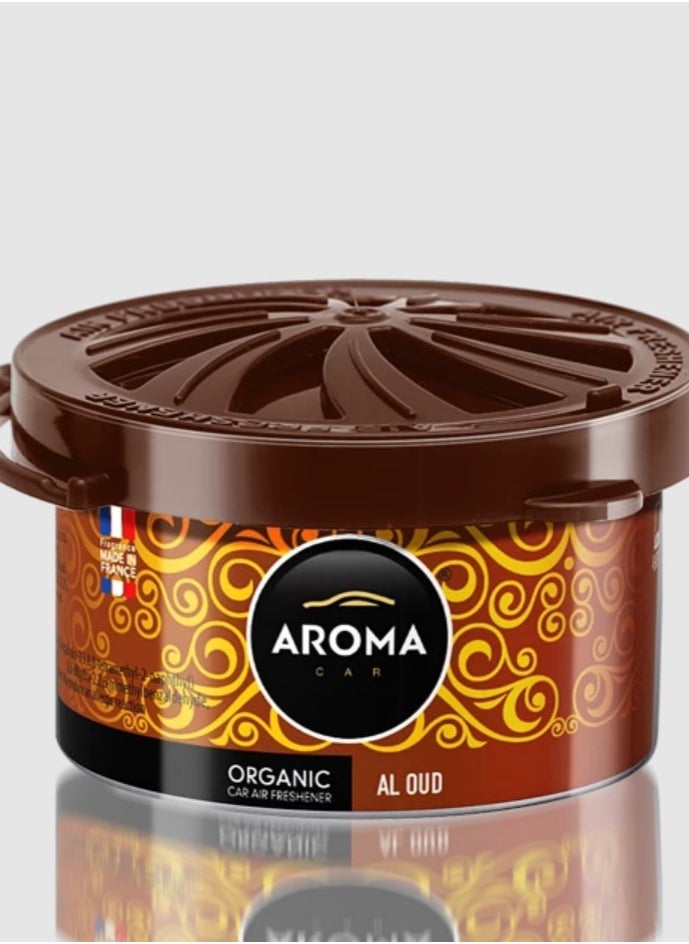 Aroma Aroma France Organic Can AL Oud Long Lasting Air Freshener For Car, Home, And Office  - Image 1