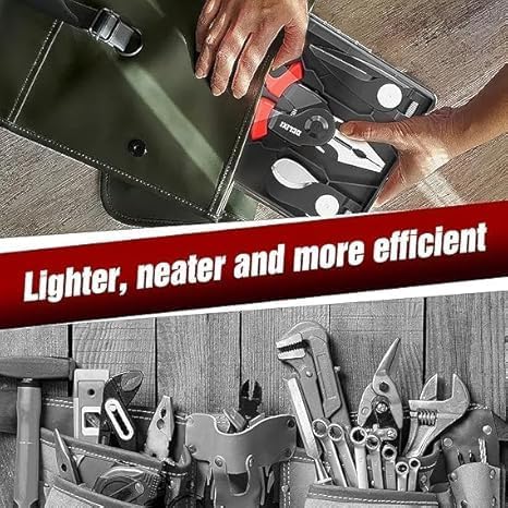 RAMPKD Wire Stripper and Cutter Pliers Tools For Electricians 5in1 Multifunctional Wire and Cable 5 Interchangeable Stripping Cutting Winding Crimping Precision Stainless Stee Hand Tool2024 - Image 4