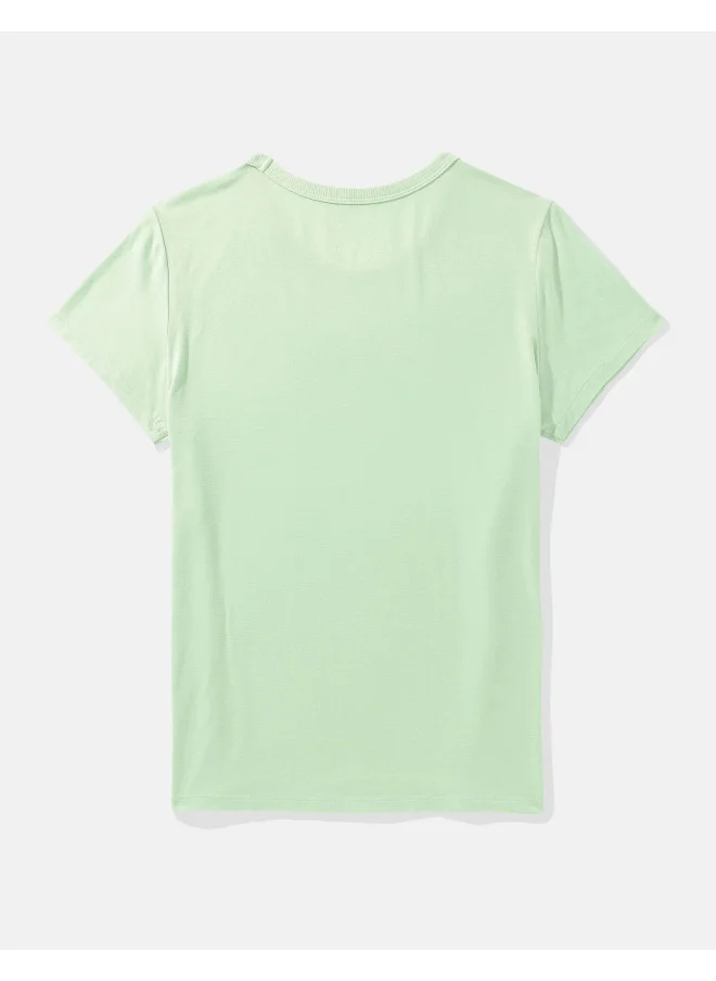 امريكان ايجل Crew Neck Half Sleeve Top