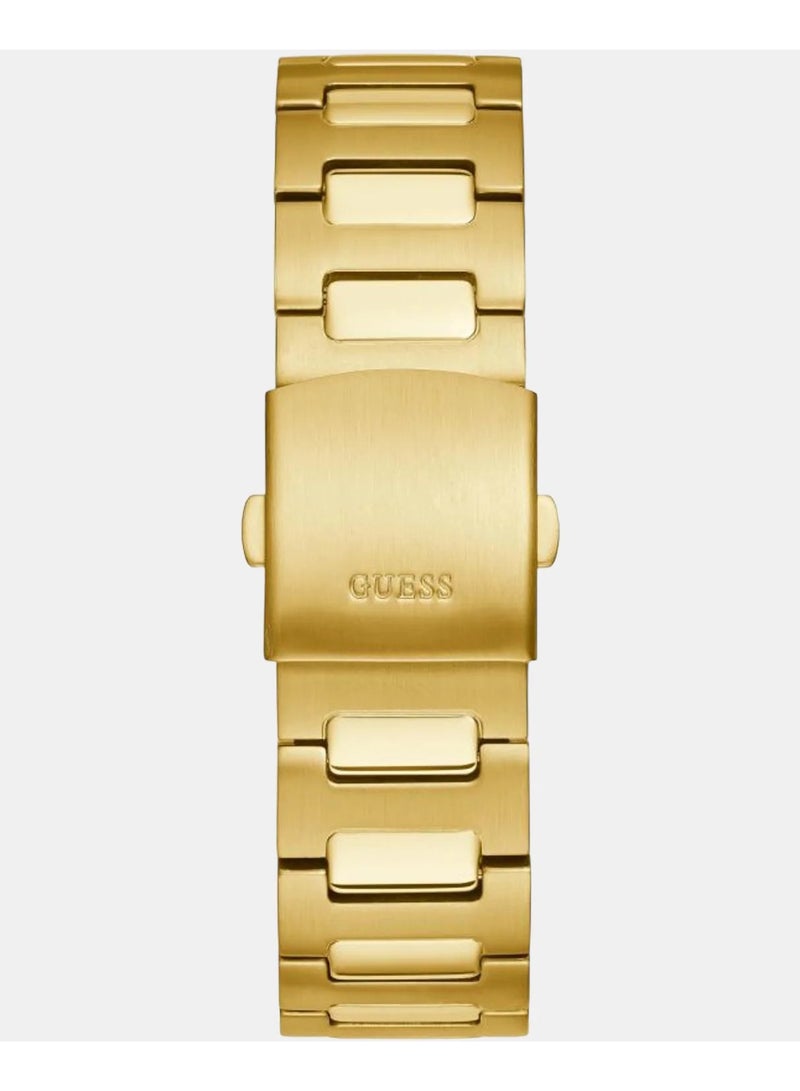 GUESS ساعة جيس للرجال 44 ملم سكوب شامبانيا ستانلس ستيل انالوج بعقارب - GW0454G2 - Image 5