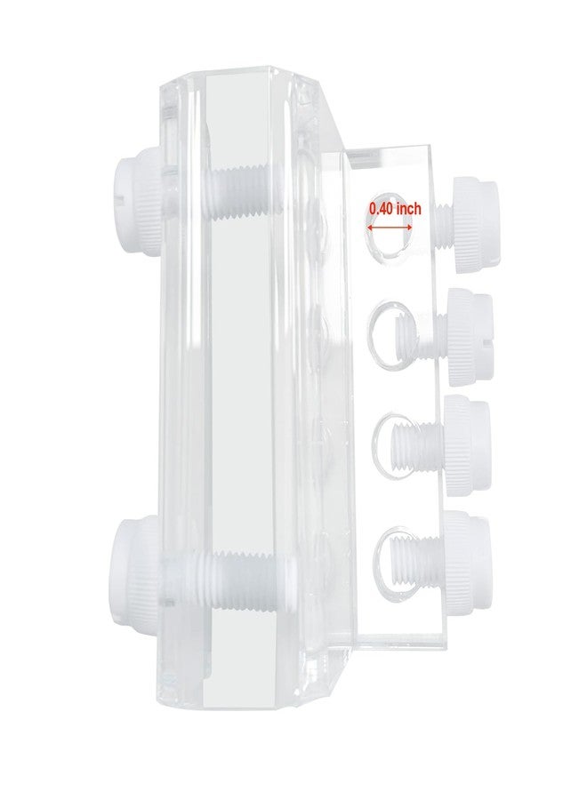Weramics Acrylic Aquarium Soft Tube Fixture Holder for Holding Doing Pump Soft Hose (2 Pieces) - Image 3