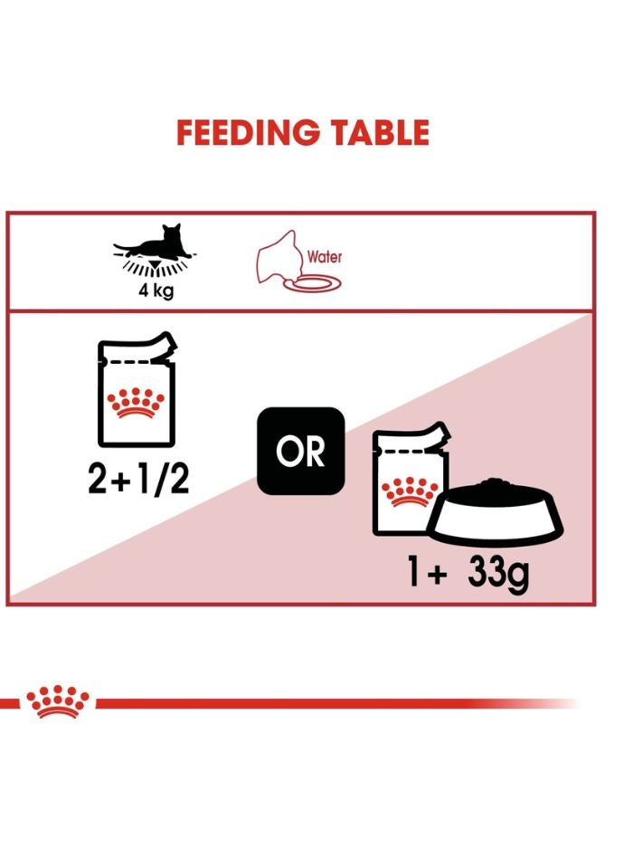 ROYAL CANIN Feline Health Nutrition Instinctive Adult Cats Jelly (WET FOOD - Pouches) 12 x 85g  - Image 3