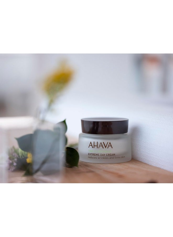AHAVA Extreme Day Cream Silky Soft, Reduces Wrinkles, Firms & Strengthens Skin, Enriched With Patented Extreme Complex, Exclusive Dead Sea Osmoter, Peptides, Hyaluronic Acid & Resveratrol 1.7 Fl.Oz  - Image 5
