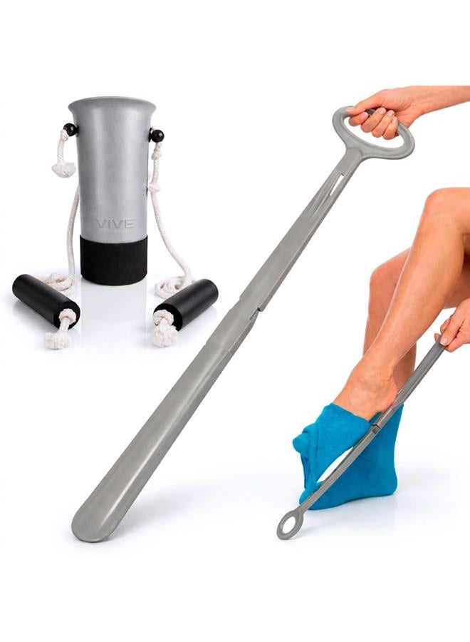 VIVE Sock & Shoe Assist Kit One Size Gray - Image 1