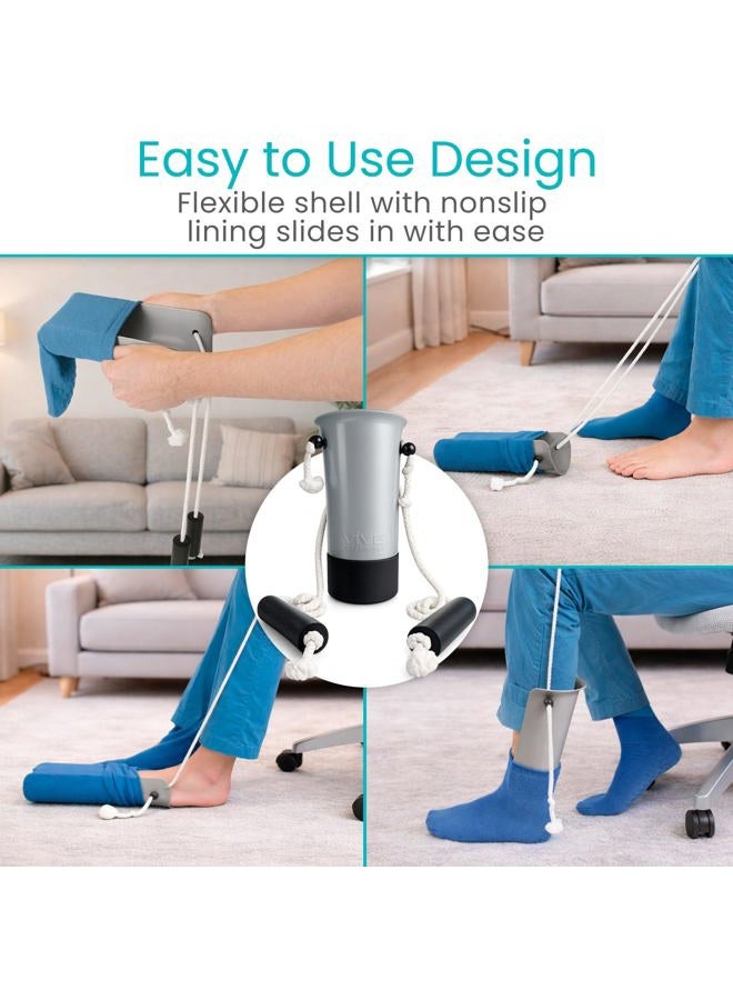 VIVE Sock & Shoe Assist Kit One Size Gray - Image 4