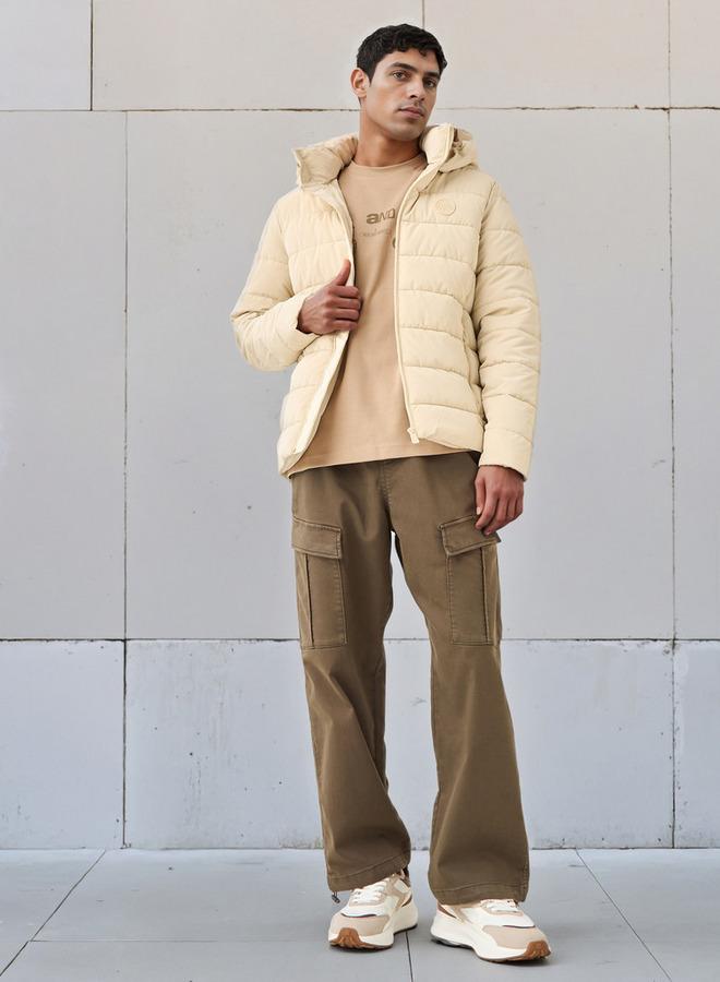 Kappa Men Regular Fit Hooded Puffer Jacket - Image 2