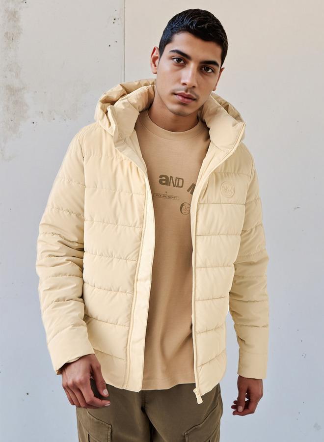 Kappa Men Regular Fit Hooded Puffer Jacket - Image 1