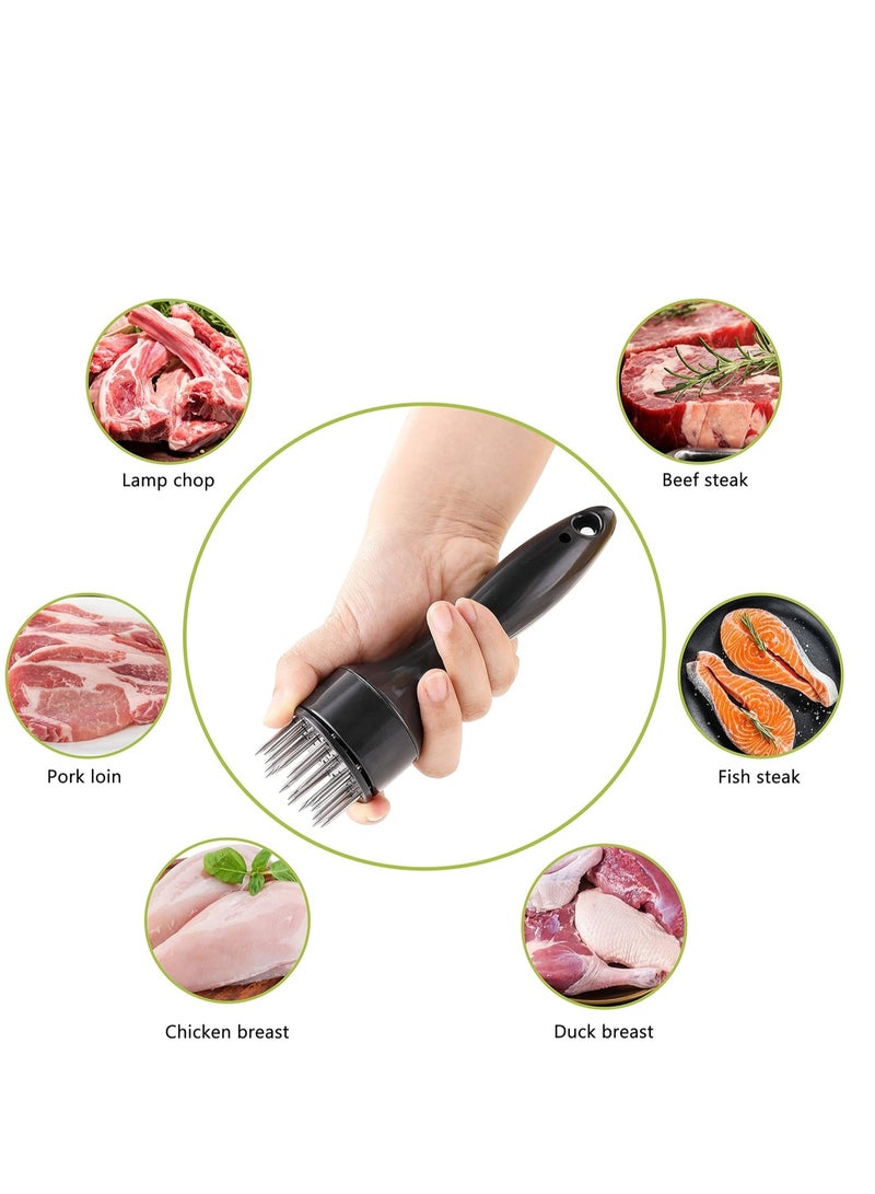general Meat Tenderizer Tool Stainless Steel Needle Ultra Sharp 24 Blades Tenderizer Tool for Tenderizing Beef Chicken Steak Veal Pork - Image 3