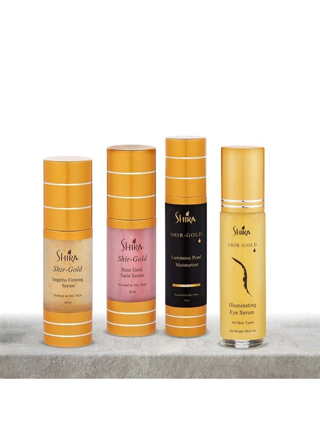 SHIRA Shir-Gold Illuminating Eye Serum HelpsTo Reduce Fine lines and Dark area around EyesHydrates Eye AreaSuits All Skin Types (10 ML) - Image 5