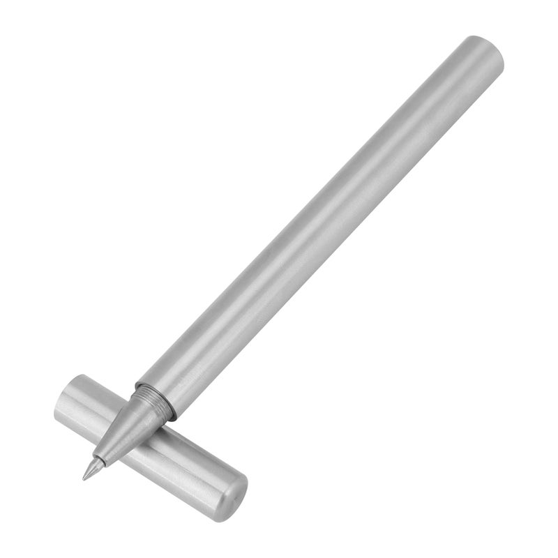Protable Handmade Stainless Steel Pocket Roller Ball Pen Black Ink Gifts - Image 5