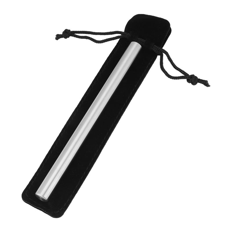 Protable Handmade Stainless Steel Pocket Roller Ball Pen Black Ink Gifts - Image 4