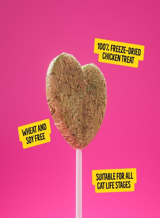 Bonkers Purrpops, Freeze Dried Catnip Flavor Lollipop Cat Treats, Healthy Single Ingredient Treats, Training Treats or Food Topper, for All Breeds and Ages, Value Pack (13 Pack, 52 Pieces) - Image 5