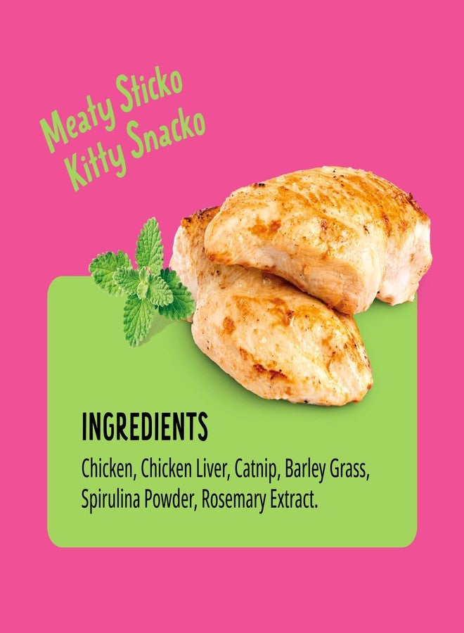 Bonkers Purrpops, Freeze Dried Catnip Flavor Lollipop Cat Treats, Healthy Single Ingredient Treats, Training Treats or Food Topper, for All Breeds and Ages, Value Pack (13 Pack, 52 Pieces) - Image 4