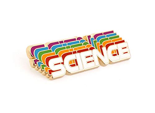 Pinsanity Retro Science Rainbow Enamel Lapel Pin - Image 2