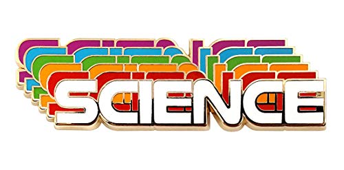 Pinsanity Retro Science Rainbow Enamel Lapel Pin - Image 1