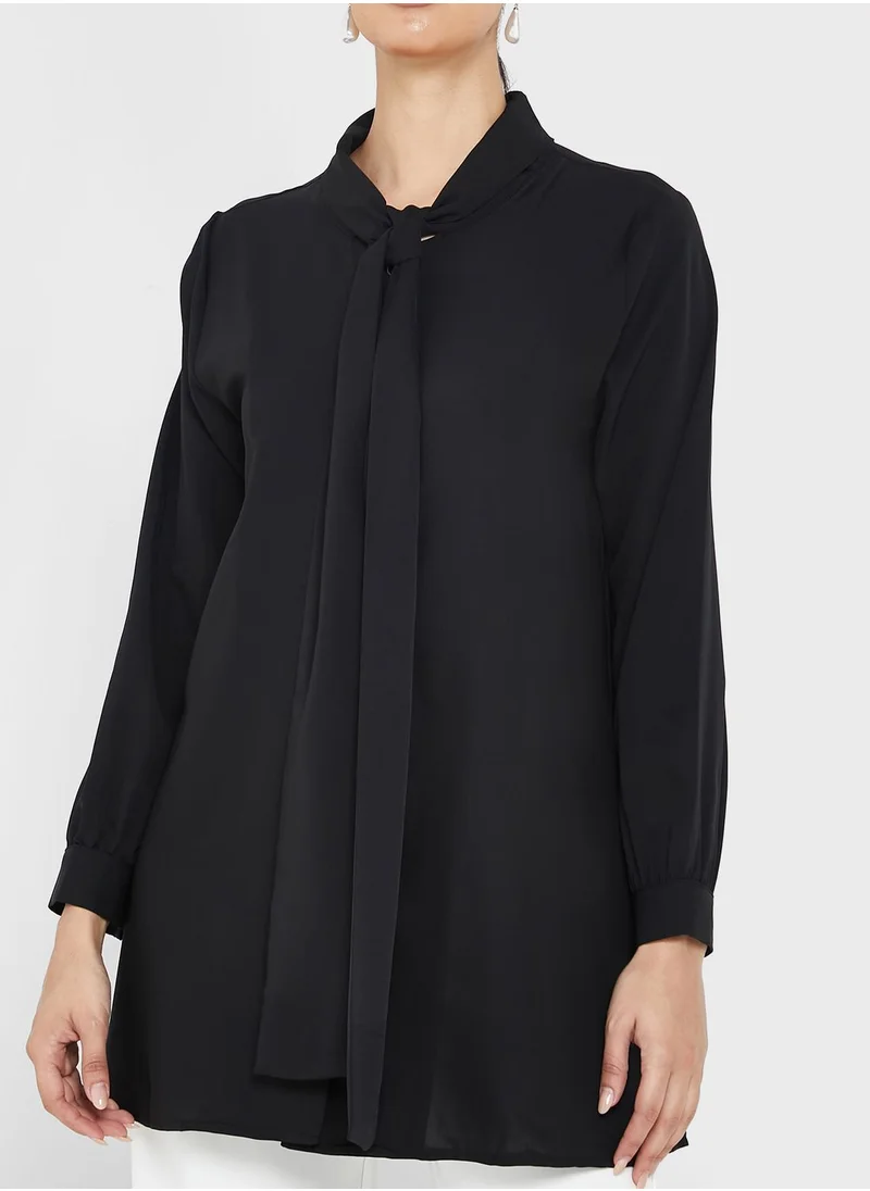 Desert Cove Tiered Tie Detail Top