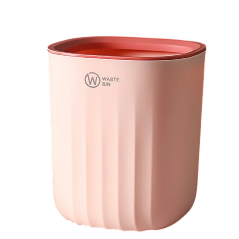 Petite Tidy Waste Bin, Compact Desktop Trash Container, Durable Plastic Wastebasket for Home, Office, Car
