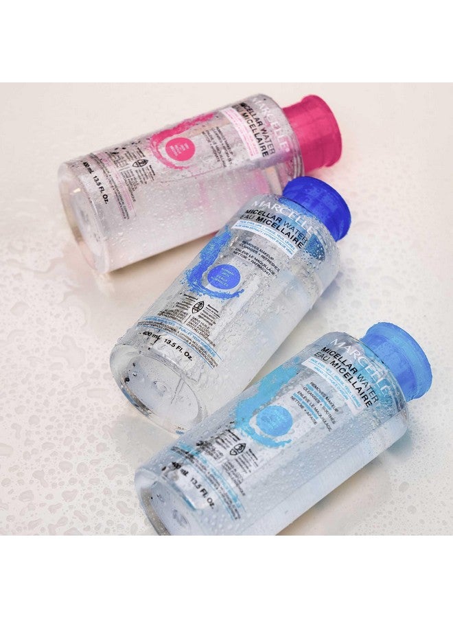 Marcelle Micellar Water Dry Skin Makeup Remover Hyaluronic Acid Sensitive Skin And Eyes Oilfree Alcoholfree Fragrancefree Hypoallergenic Crueltyfree 13.5 Fl. Oz. - Image 3