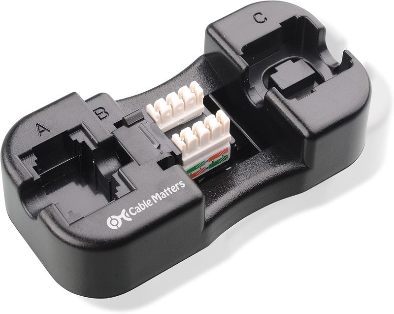 CableMatters Keystone Jack Punch Down Tool Stand - Stable Base for RJ45 & RJ11 Termination, Compatible with 90 & 180 Degree Jacks, Secure & Safe Punching with 110, Krone, or 66 Tools - Image 3