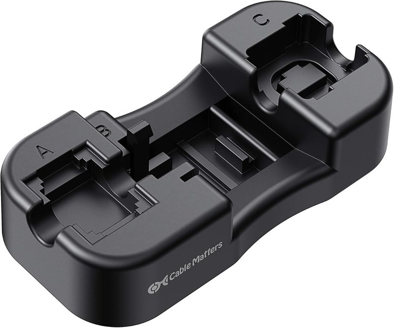 CableMatters Keystone Jack Punch Down Tool Stand - Stable Base for RJ45 & RJ11 Termination, Compatible with 90 & 180 Degree Jacks, Secure & Safe Punching with 110, Krone, or 66 Tools - Image 1