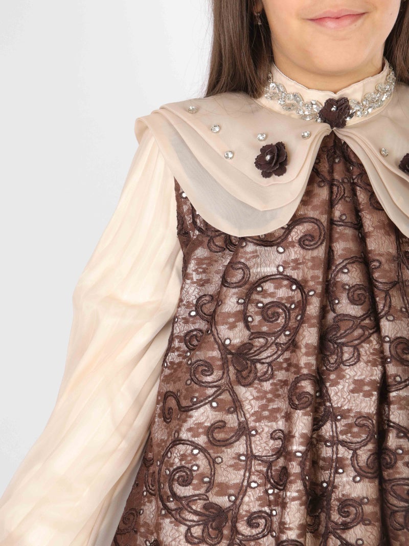 bravokids فستان بناتي، للأعمار من 7 إلى 11 سنة، 2703 - Image 4