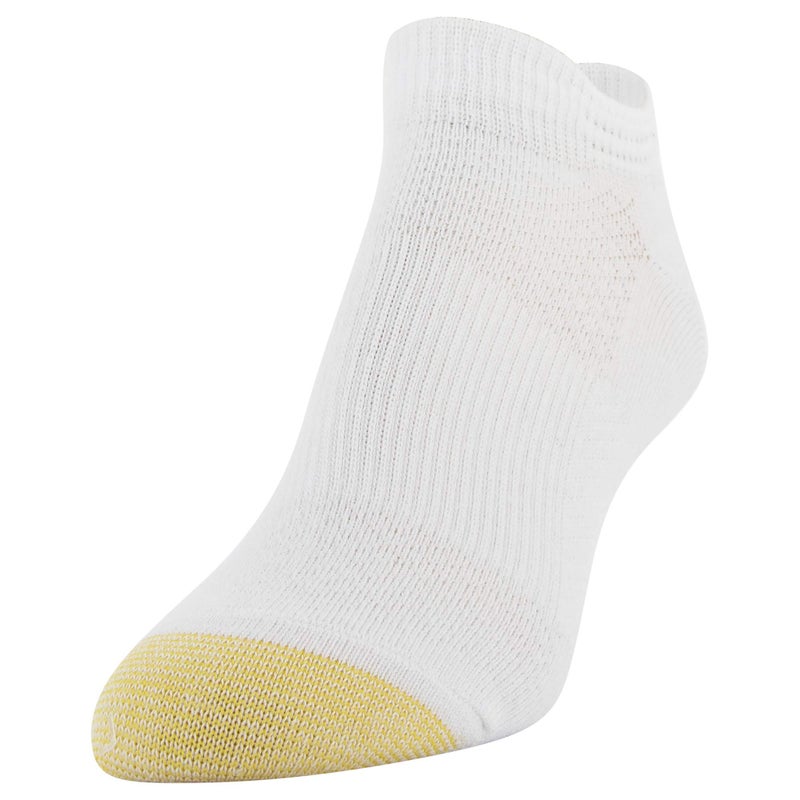 GOLDTOE Women's Eco Sport Double Tab Socks, 6-Pairs, White, Shoe Size: 6-9 - Image 2