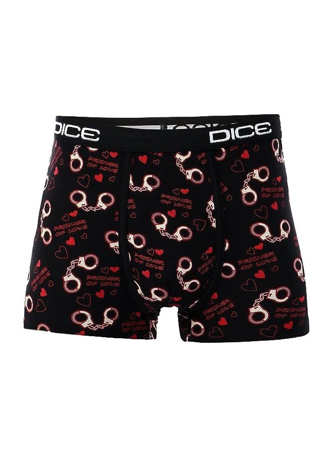 DICE - 5 men's boxers with modern prints and high quality - Image 1