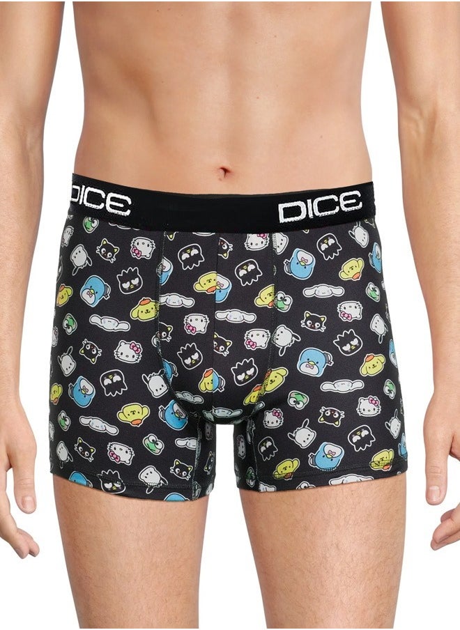 DICE - 5 men's boxers with modern prints and high quality - Image 1