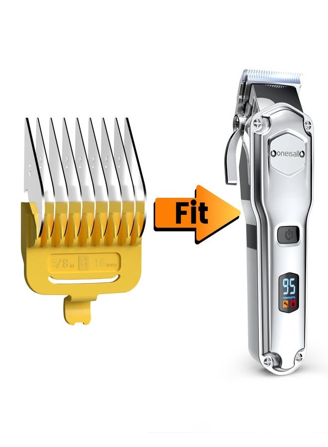 أوني سال أمشاط معدنية صفراء من ون إز أول مقاس 16 مم لماكينات قص شعر الكلاب - Image 1