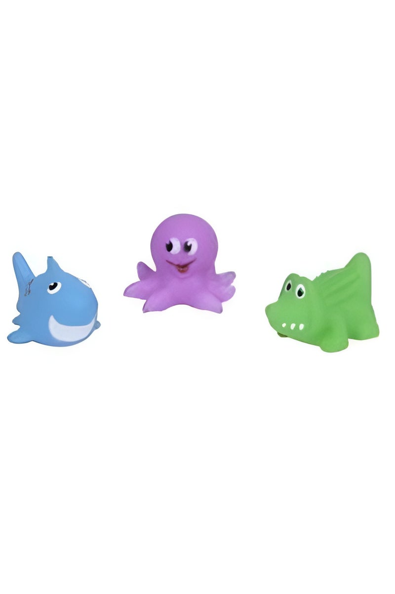 Tendance tendance 3-Piece PVC Sound Bath Pool Toy Set Multicolor