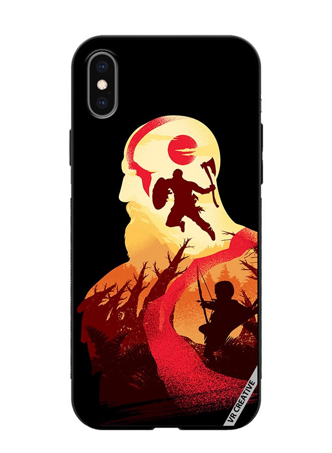VR CREATIVE Protective Case Cover For Apple iPhone XS Max God Of War Design Multicolour - Image 1