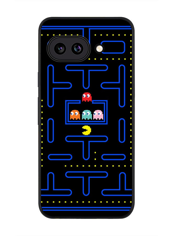 Stylizedd For Google Pixel 9a Case,Slim fit Camera Protection, Shockproof Thin Phone cover  - Pacman