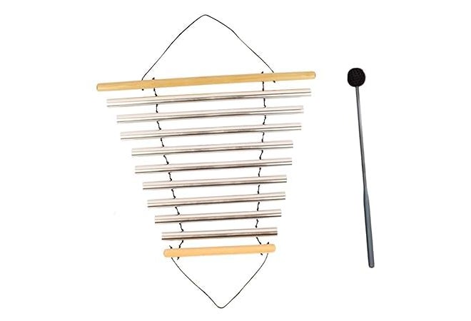 PSE EXPORT Meditation Flow Chime Bath Instrument with Mallet for Home Office Meditation 9 Tones for Home Decor Gifts Items - Image 1