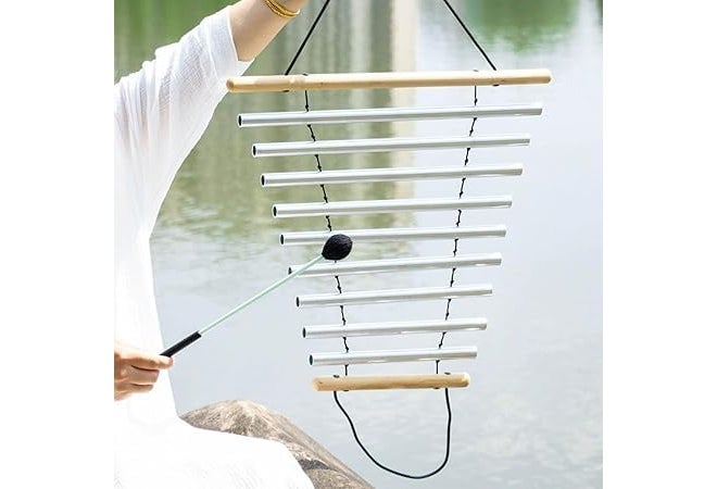 PSE EXPORT Meditation Flow Chime Bath Instrument with Mallet for Home Office Meditation 9 Tones for Home Decor Gifts Items - Image 5