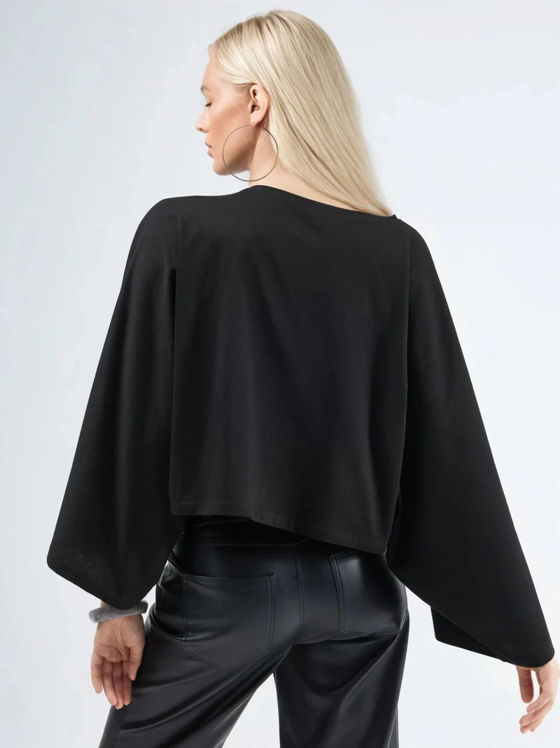 Busem BUSEM Loose Fit Boat Neck Blouse