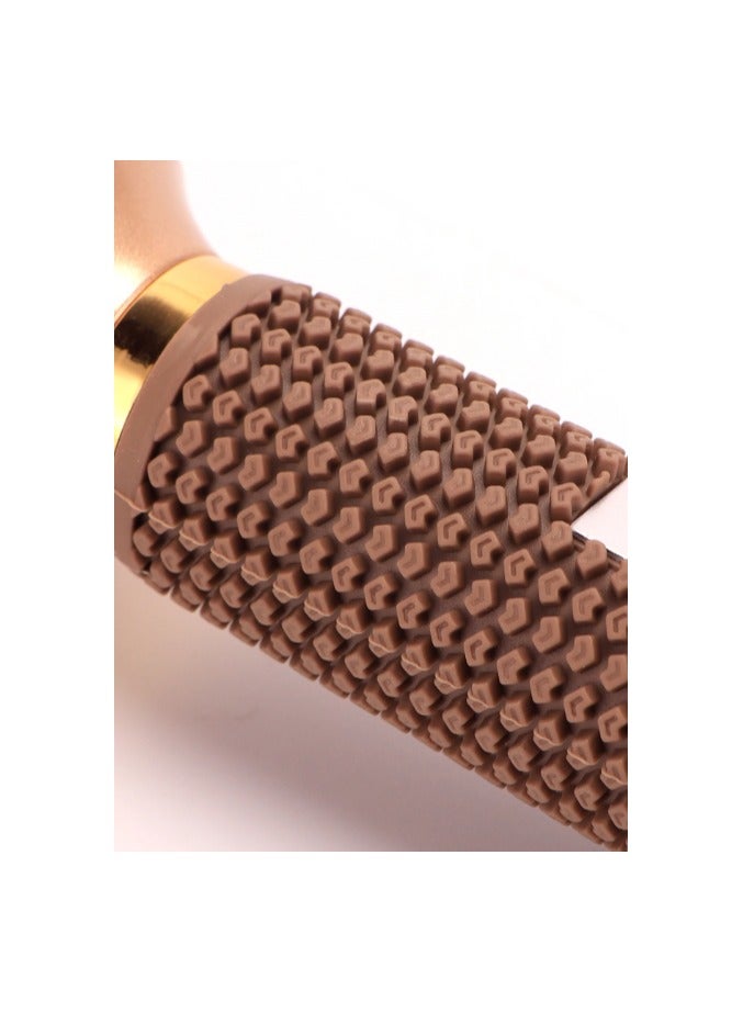 32 mm round hair brush nano technology ceramic ionic, Wide Barrel Comb, Salon/Home Use, Straight Hair Styling Comb, Bronze - Image 4