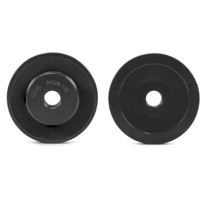 QWORK AK2812 Single Groove V-Belt Pulley, 2.85" OD 1/2" Bore V-Belt Sheave, A Belt Section, Cast Iron,for V-Belt - Image 4