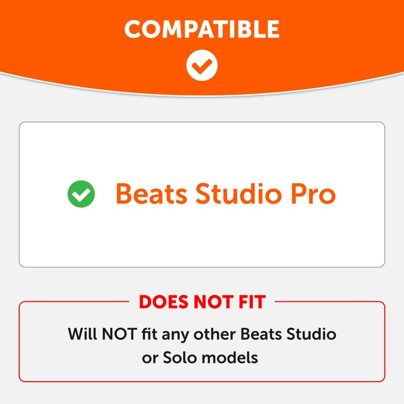 WC SweatZ Studio Pro - Patented Protective Silicone Earpad Covers for Beats Studio Pro Made by Wicked Cushions | Sweatproof & Easily Washable | Pink Marble - Image 2