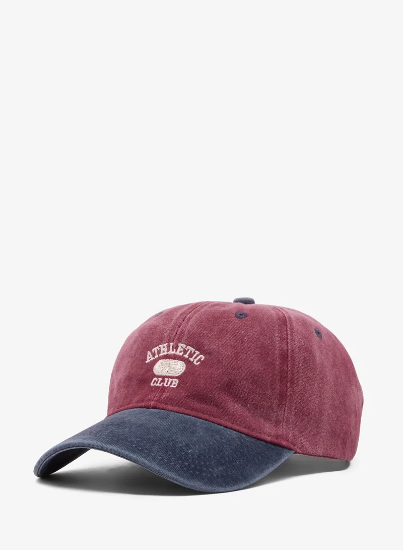 سفنتي فايف Two tone athletic 75 curved peak cap
