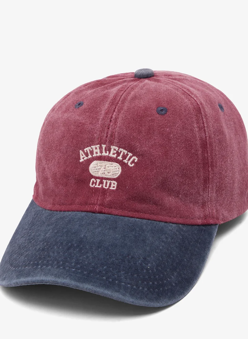 سفنتي فايف Two tone athletic 75 curved peak cap