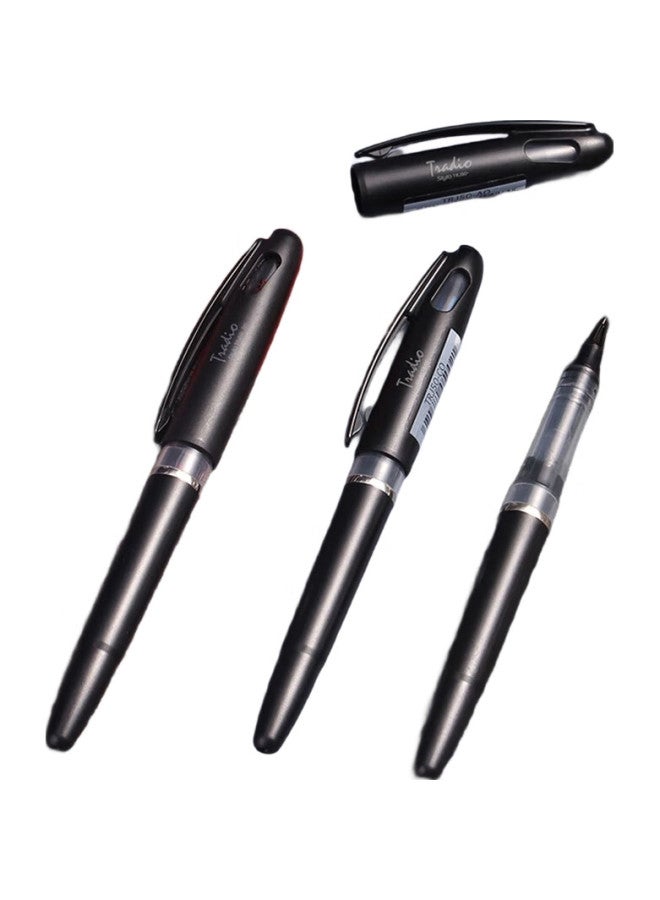 Pentel Sign Pen 0.7-2.0Mm Sketching Pen Drawing Pen Trj50-Ao Black Set - Image 2