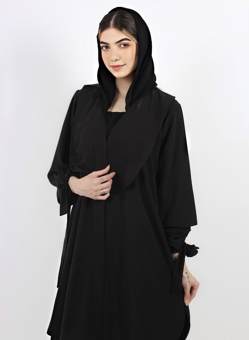 Abaya Rozana Black - Image 2