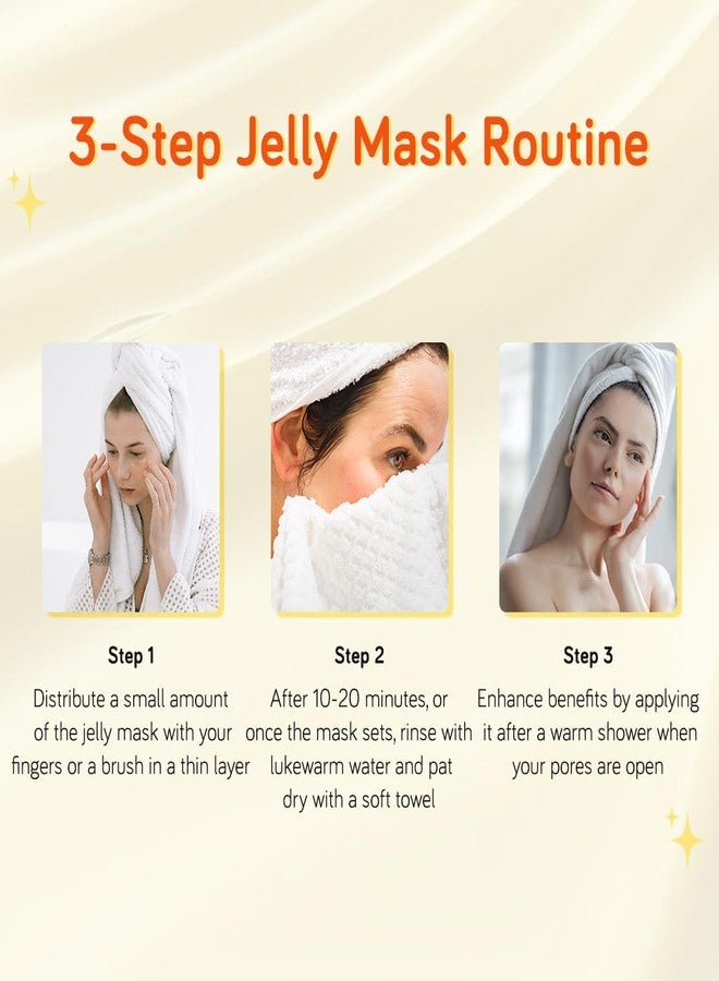 Moody 10% AHA Peel Jelly Exfoliating Face Pack Mask with Vitamin C, Hyaluronic & Niacinamide | Removes Tan, Fades Pigmenation, Cleanses Pores & Controls Excess Oil For Women & Men | All Skin Types-100ml - Image 5