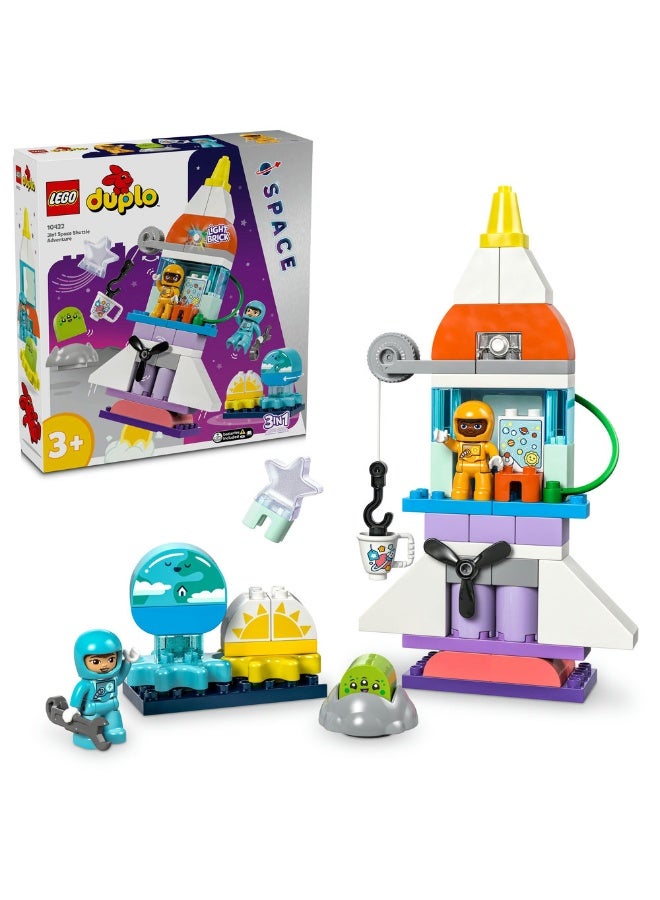 LEGO DUPLO Town 3in1 Space Shuttle Adventure 10422 (58) Pieces - Image 1