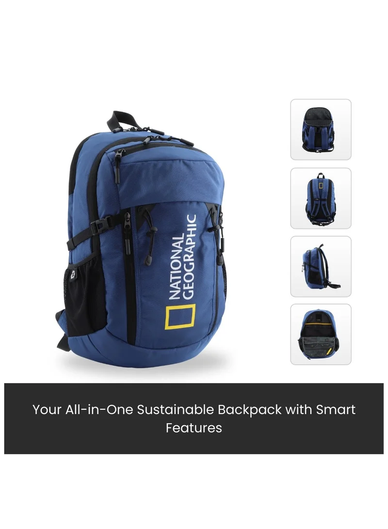 National Geographic Navy National Geographic Box Canyon Navy Backpack | School Backpack, Laptop Bag, Computer Bag, Travel & Casual Daypack for Men & Women â€“ Durable Backpack  | Best Price UAE