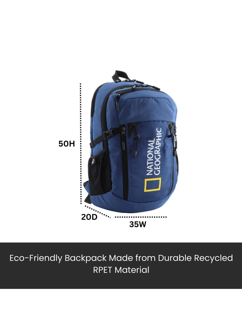 National Geographic Navy National Geographic Box Canyon Navy Backpack | School Backpack, Laptop Bag, Computer Bag, Travel & Casual Daypack for Men & Women â€“ Durable Backpack  | Best Price UAE