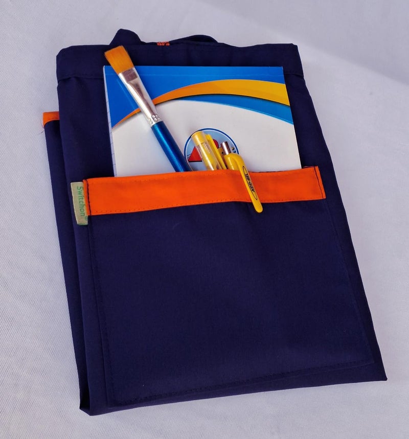 Switchon Polyester Women's Waterproof Short Half Korea Style waist Apron (Blue) - Image 5
