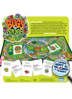 Outset Media Bugs 'N' Slugs Board Game An Easy To Play Game All About Insects For 2 To 6 Players Ages 6 And Up  - Image 3
