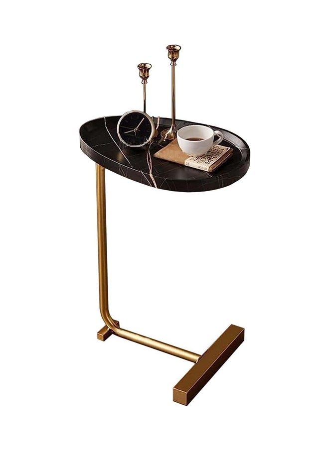 Pack Of 4 C- Shaped Sturdy Nordic Style Coffee Table Sofa Side Table End Table For Living Room 45*30*60cm Black/Gold